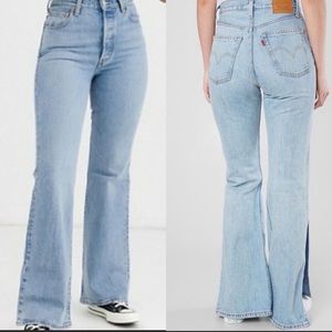 levi's split flare